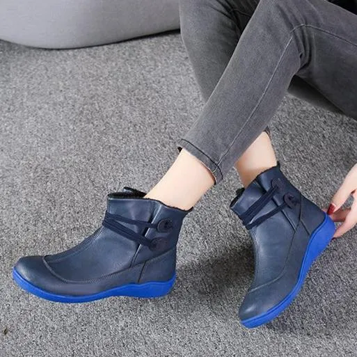 Women fashion elastic strap slip on short ankle boots