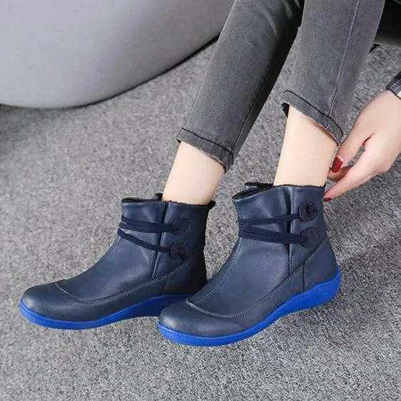 Women fashion elastic strap slip on short ankle boots