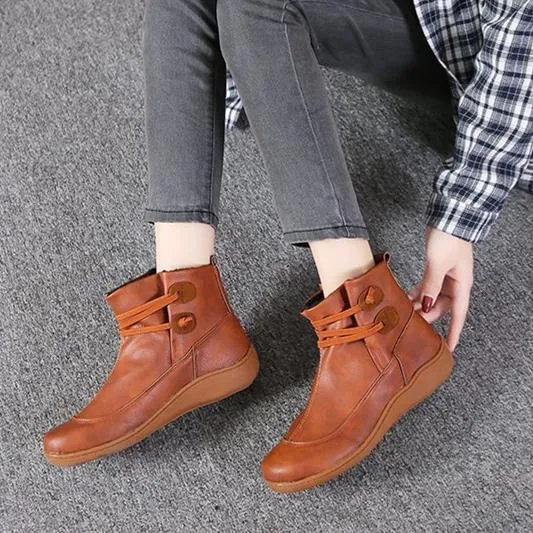 Women fashion elastic strap slip on short ankle boots