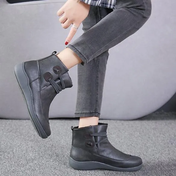 Women fashion elastic strap slip on short ankle boots